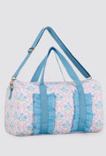 Blue Bow Print Travel Bag