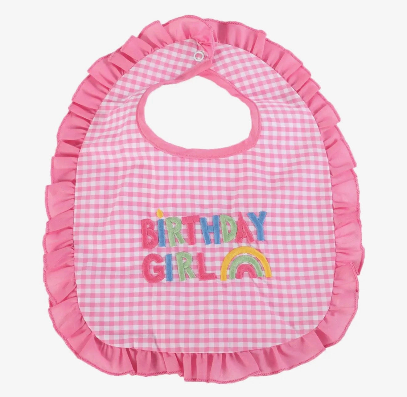 Pink Birthday Girl Bib