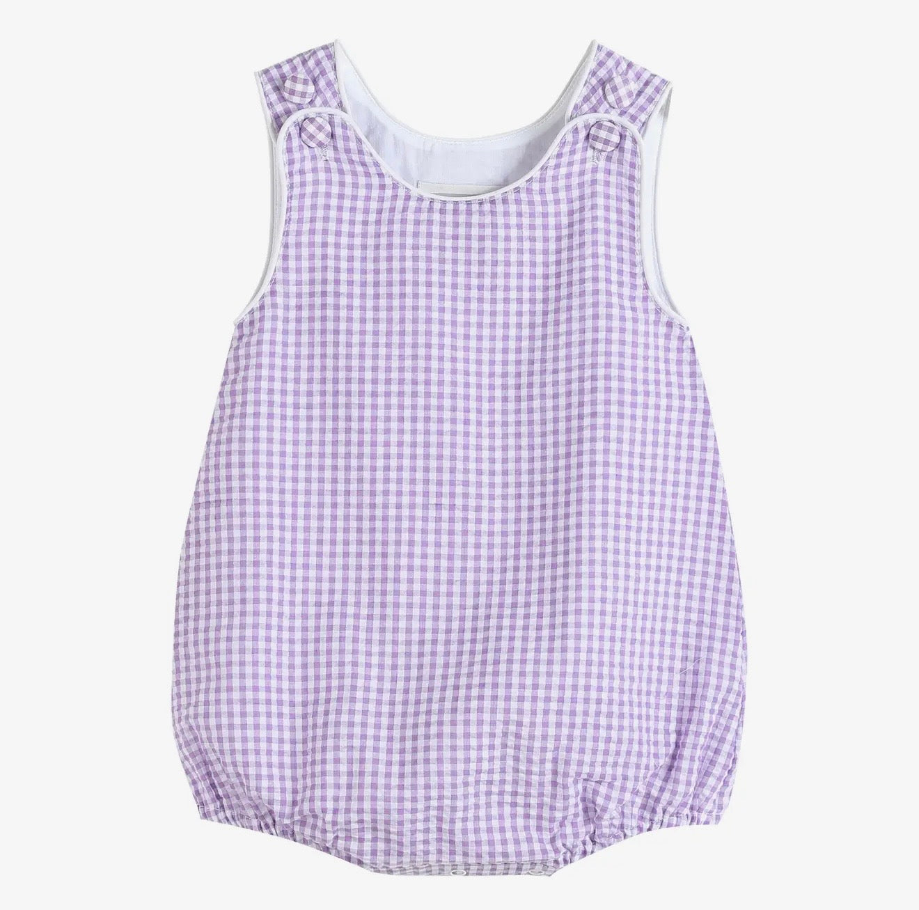 Classic Purple Gingham Bubble