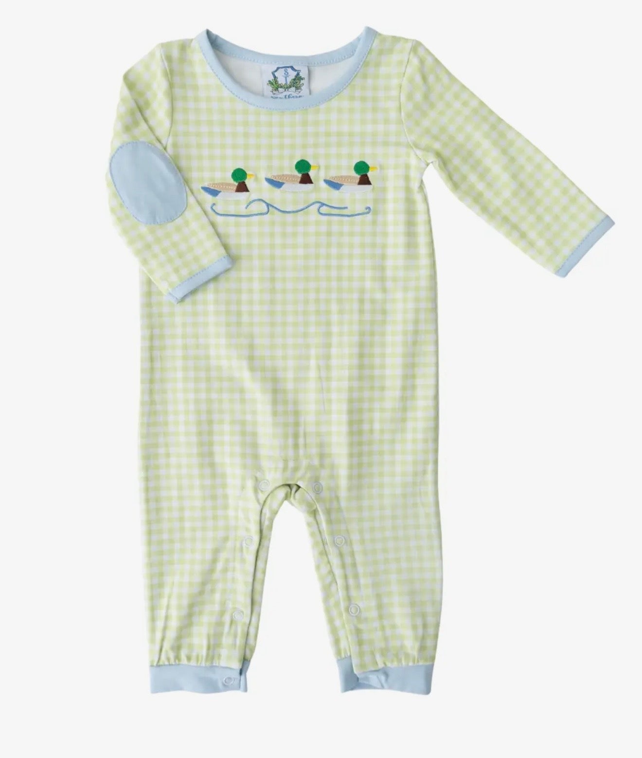 Mallard Embroidered Boys Romper