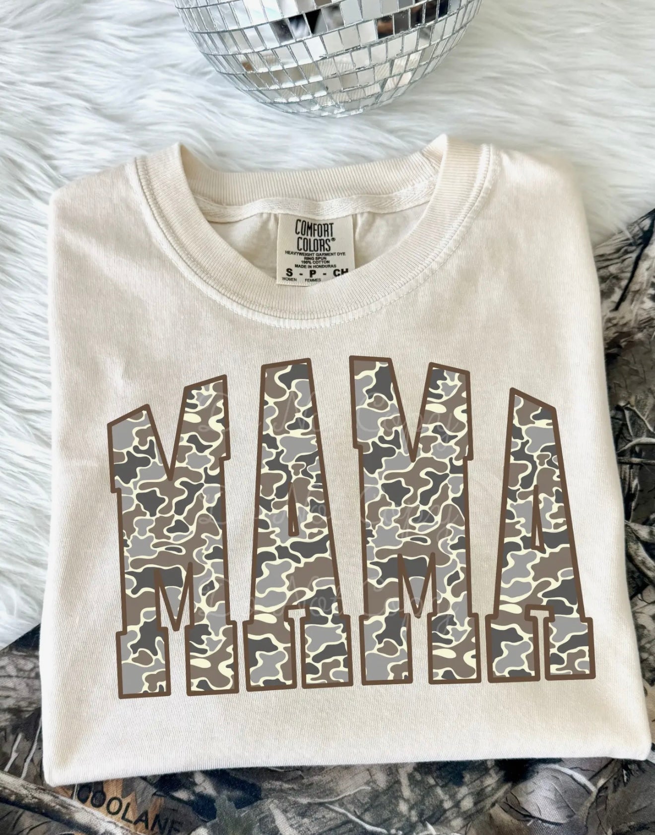 Camo MAMA T-shirt